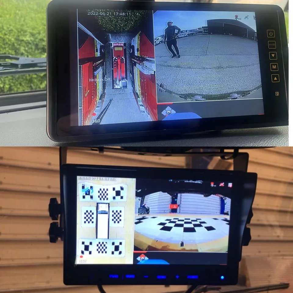 360 Panoramic View 8CH AHD AI MDVR Overview System Car Black Box With Wifi Gps 4g 360 View Function With 4 Pcs 180-degree MDVR