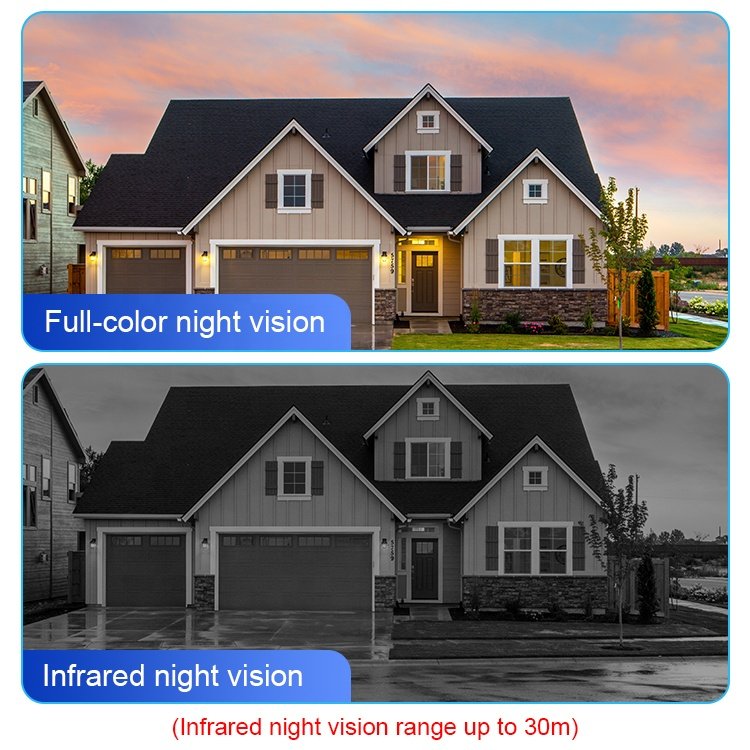 Ipc 360 Home Wireless Wifi 3 Lens 12mp 10x Zoom Security Camera System Full Color Night Vision 2-Way Audio Cctv Camera