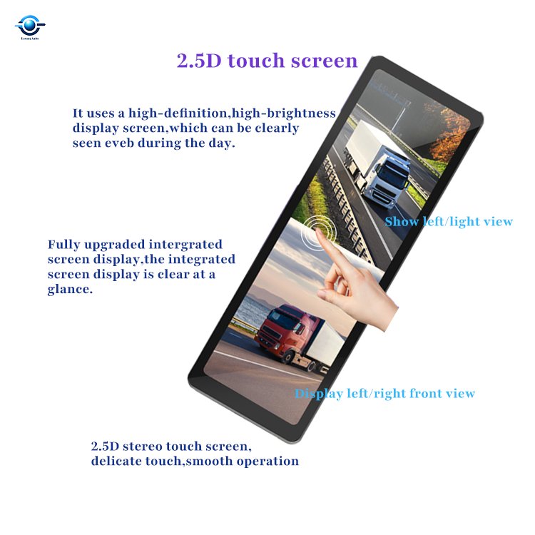 Truck Side Mirror Camera Monitor HD Dual Lens waterproof night vision Camera Dual View Monitor