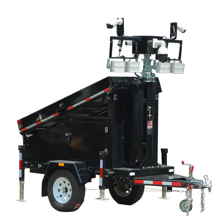 solar powered video surveillance systems trailer4 surveillance solar trailer for security camera