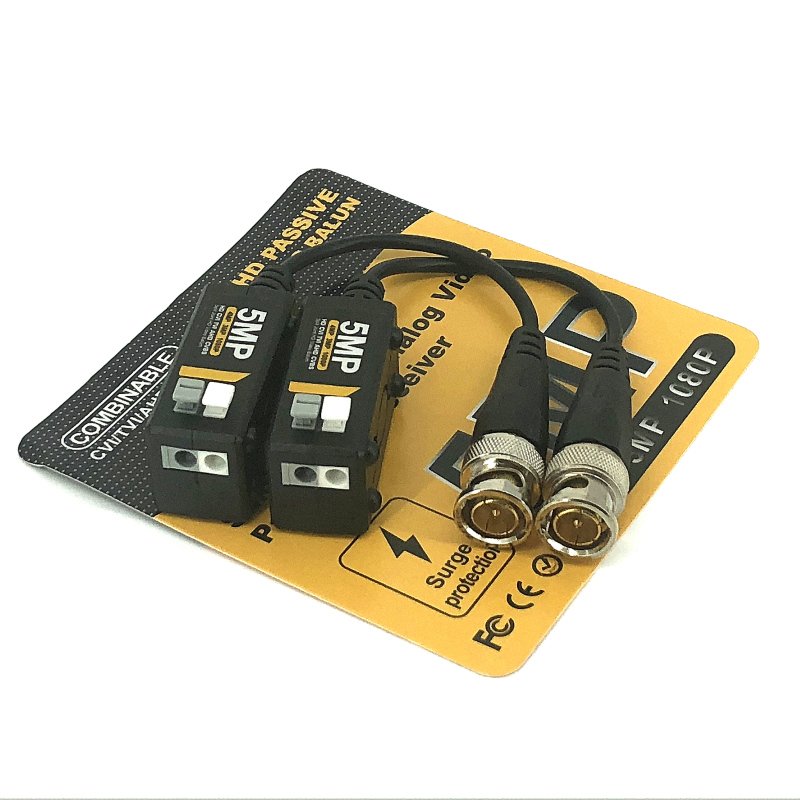 Passive CCTV HD-CVI/TVI/AHD Video Balun with Pigtail(VB108PH-1)