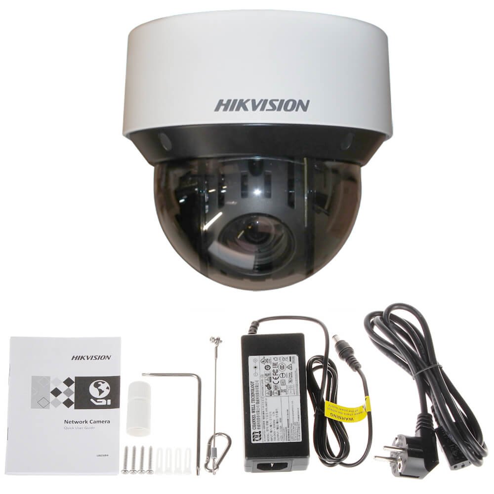 Hik 4K 8MP POE network Two way audio dual light 5X Zoom Turret PTZ IP Camera compatible with HIK NVR system Turret PTZ IP Camera