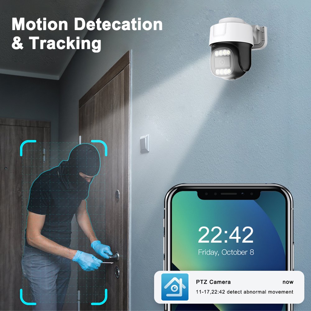 Full HD 4k 8mp Ptz Cctv System 16ch Nvr Outdoor Waterproof POE Camera Nvr Kit Cctv Outdoor Security Camera System Nvr
