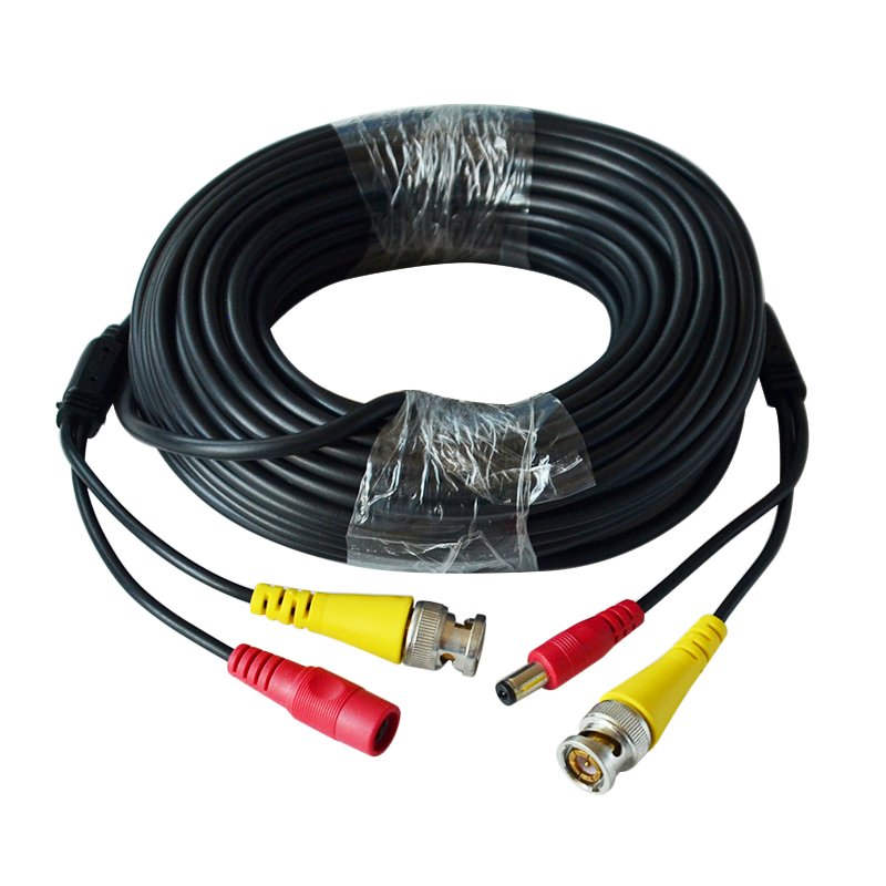 Dongguan Guangying CCTV Camera BNC Video and DC Power Extension Cable PVC Jacket Stock 2m 5m 10m 15m 20m 25m 30m 40m 50m 100m