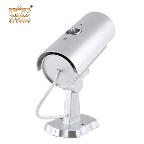 Outdoor Dummy Camera CCTV Surveillance System Flashing LED Red Light Dummy Security Camera With Realistic Look