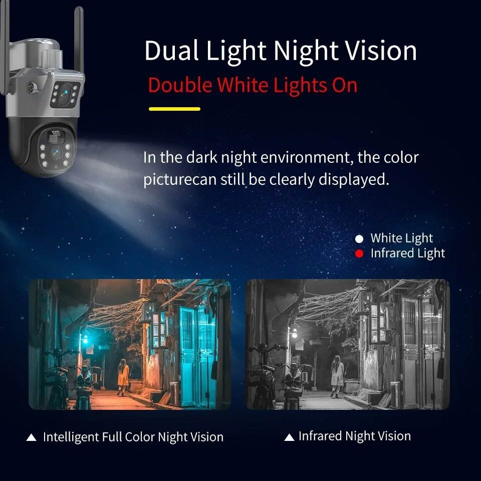 EseeCloud app 6MP Solar Panel Power IP Camera PIR WIFI 4G Security Camera Waterproof Outdoor GSM SIM Card Network Camera