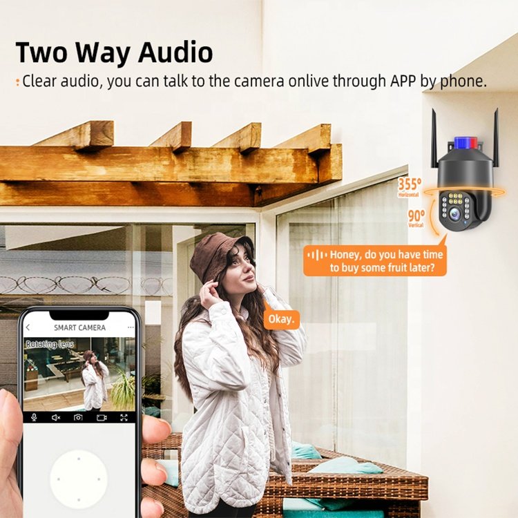 New looking 3MP HD PT WiFi 4G security Network Camera indoor camera wifi home security infrared camera