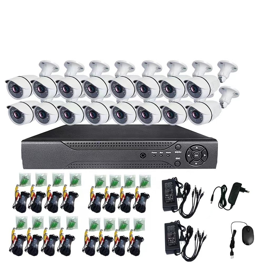 HD Wi-Fi IP Camera Full Color Waterproof Outdoor Surveillance Camera with DVR Video Recorder CMOS Imaging Sensor Monitoring Kit