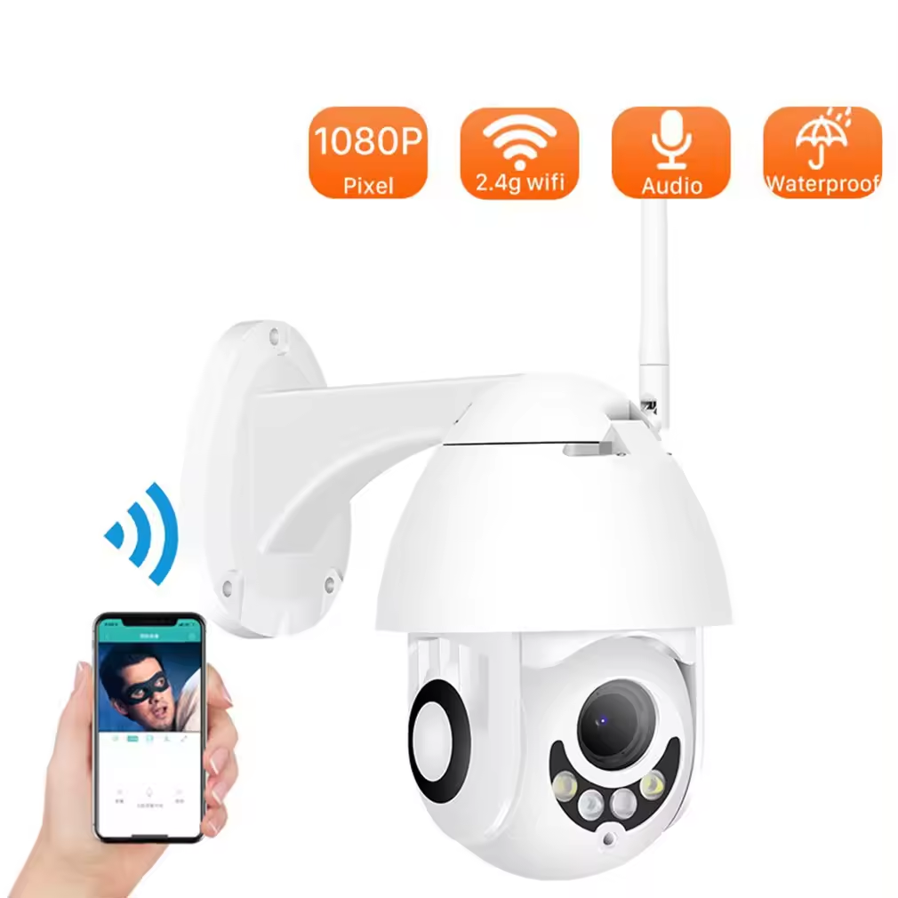 2024 HOT SALE Mini Ball surveillance camera 4x digital zoom AI human body detection dual light source Infrared IP Camera