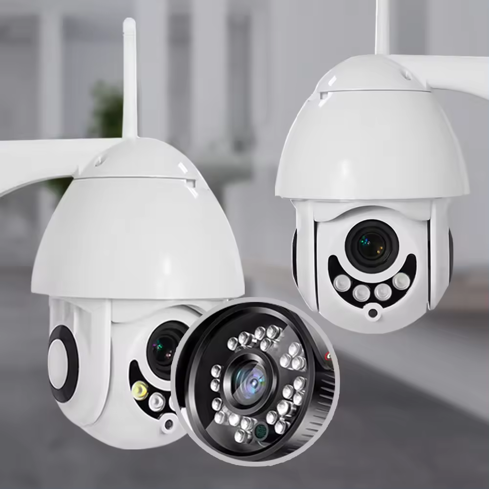 2024 HOT SALE Mini Ball surveillance camera 4x digital zoom AI human body detection dual light source Infrared IP Camera