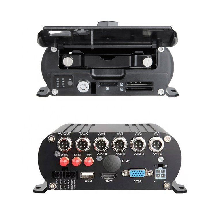 CCTV Surveillance Kit 4 Channel Bus Car Taxi Truck 2TB Hard Disk CMS Mdvr Security Cameras System
