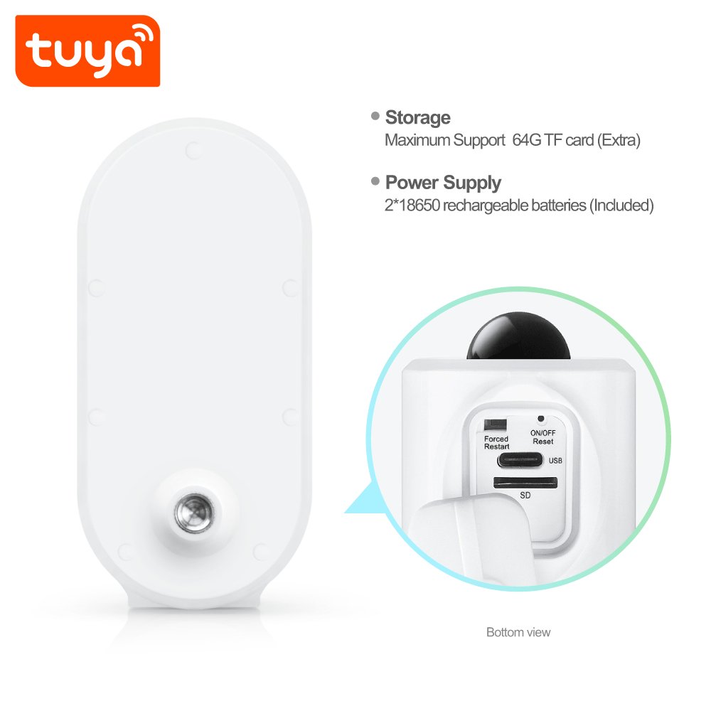 Waterproof 3.5W Solar Panel 3MP Tuya Smart WiFi IP Home Security Outdoor Solar Battery Rechargeable Camera PST-SDW-2-S