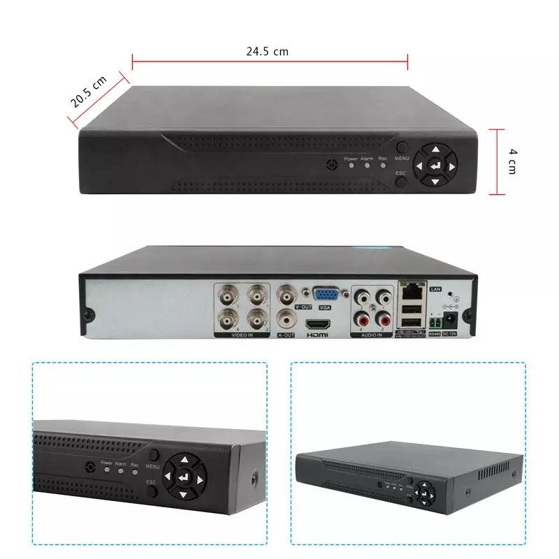 OEM XM 8CH 1080P Outdoor Home Security CCTV Surveillance System XMEYE 2MP AHD Wire Metal Bullet Camera Kit CCTV DVR Kit System