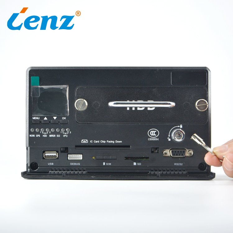 Bus DVR Security System and Mobile DVR with 10ch Camera and SD Card