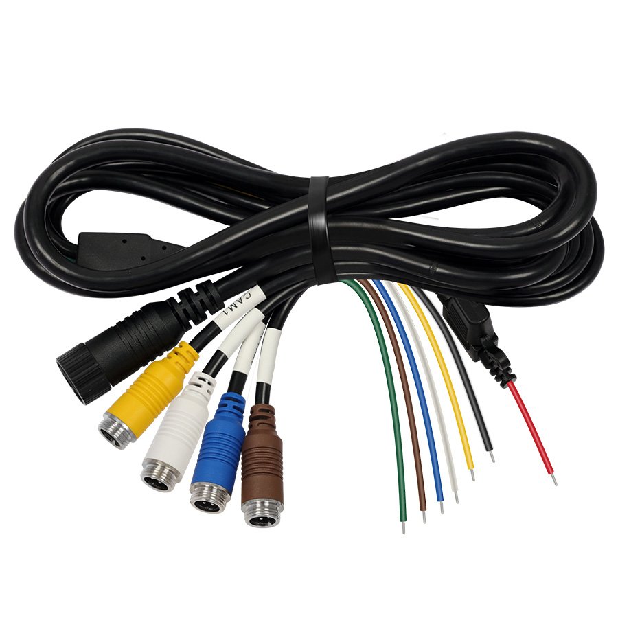 27Pin to Multiple Vehicle Camera Signal Cable - Multi-channel Transmission, Noise-Free Connectivity for Seamless Surveillance