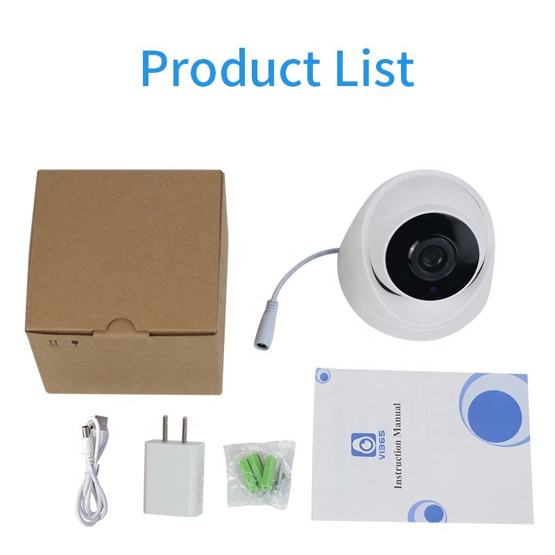 Hot sell A5 wall-mounted 1080P HD IP CCTV Surveillance IR Night Vision Indoor Outdoor wireless Wifi Home Security Camera
