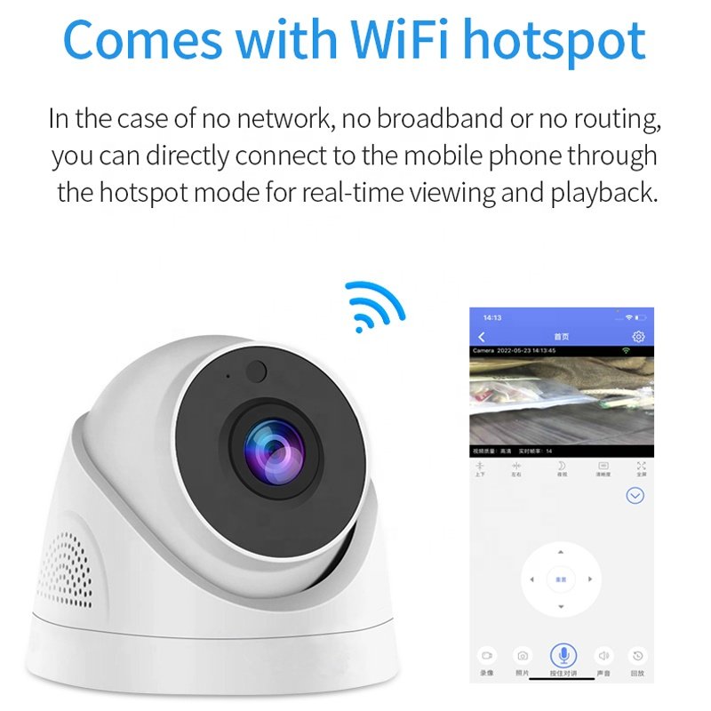 Hot sell A5 wall-mounted 1080P HD IP CCTV Surveillance IR Night Vision Indoor Outdoor wireless Wifi Home Security Camera