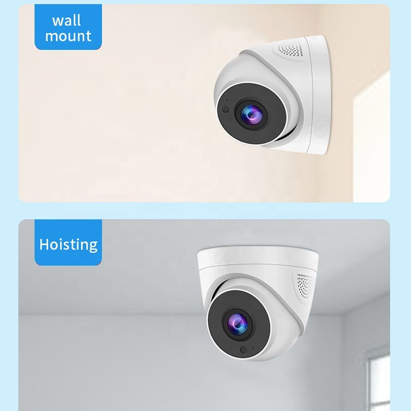 Hot sell A5 wall-mounted 1080P HD IP CCTV Surveillance IR Night Vision Indoor Outdoor wireless Wifi Home Security Camera