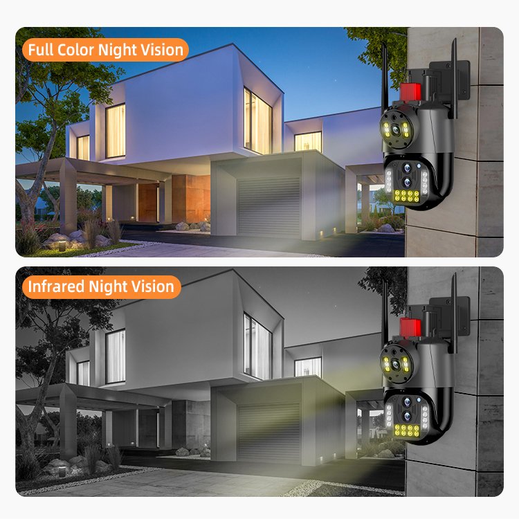 Hot selling 10X zoom 4K home camera V380 CCTV Wifi security 4G Camera motion detection alarm system with camera