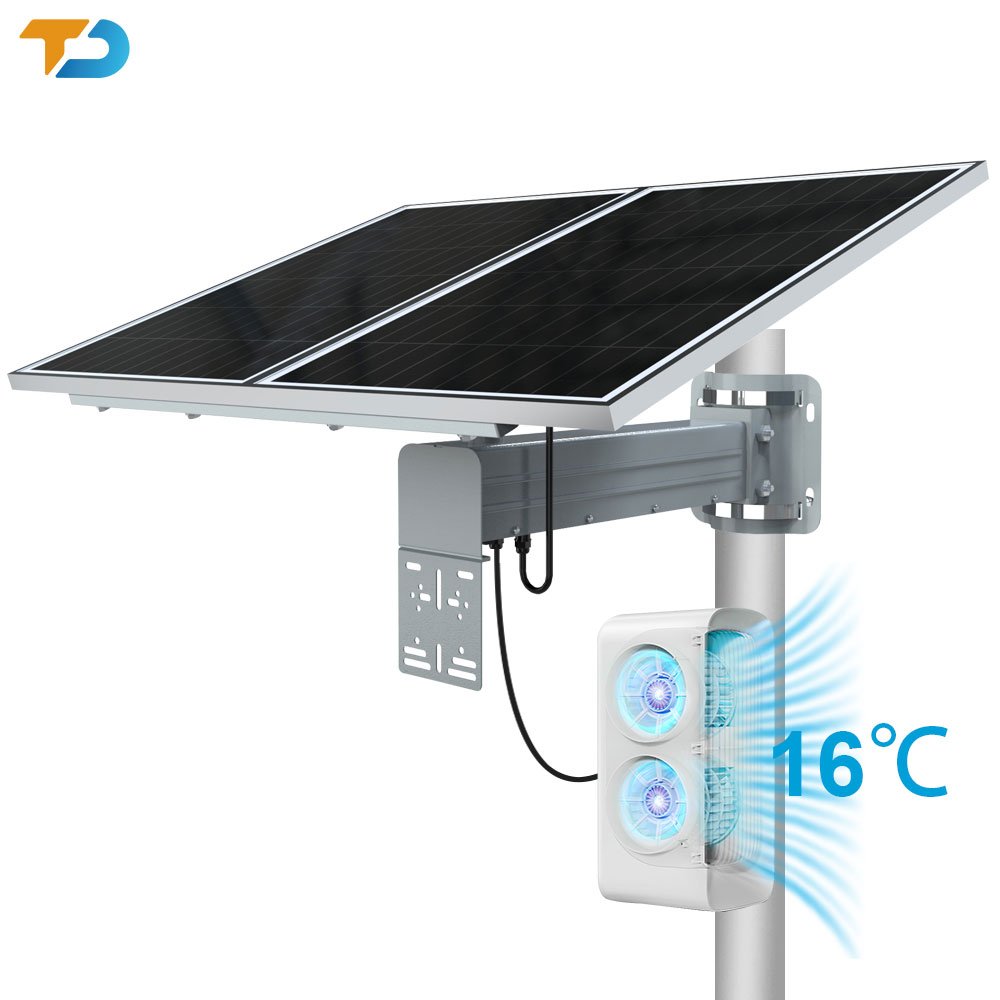 TecDeft Outdoor Waterproof Monocrystalline Panel Solar Energy Outdoor Power Supply System Solar energy system for 4G/Wifi Camera