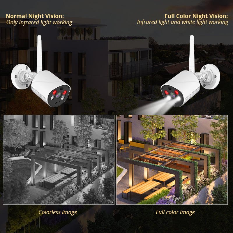 xmeye Outdoor 1080P IP Camera Night Vision 4 Channel NVR wireless system CCTV Surveillance Security WIFI NVR Kit