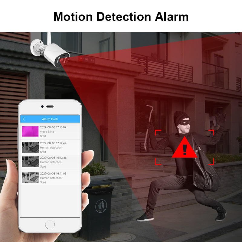 xmeye Outdoor 1080P IP Camera Night Vision 4 Channel NVR wireless system CCTV Surveillance Security WIFI NVR Kit