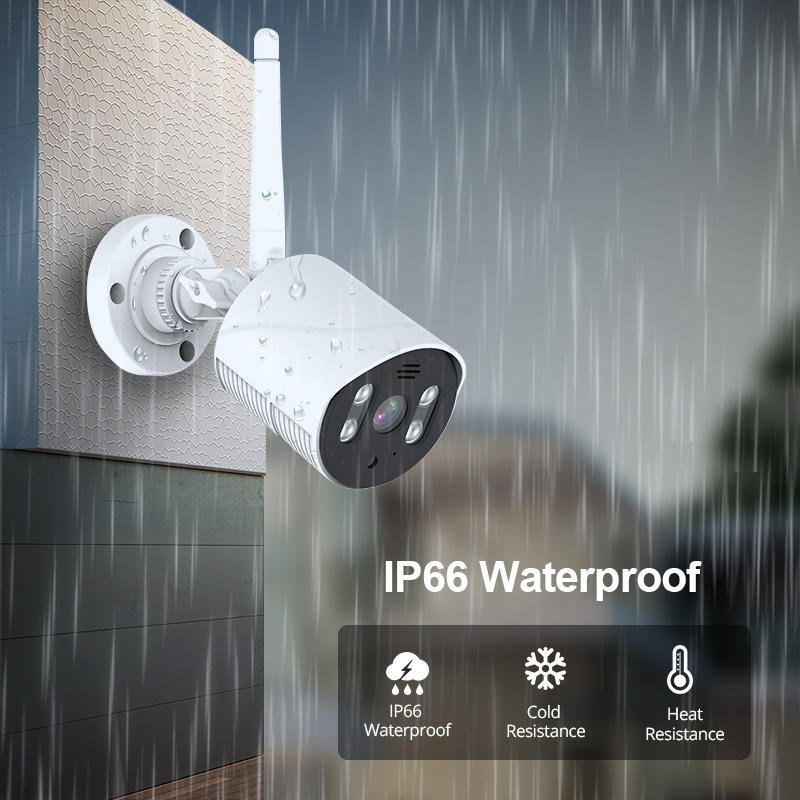 xmeye Outdoor 1080P IP Camera Night Vision 4 Channel NVR wireless system CCTV Surveillance Security WIFI NVR Kit