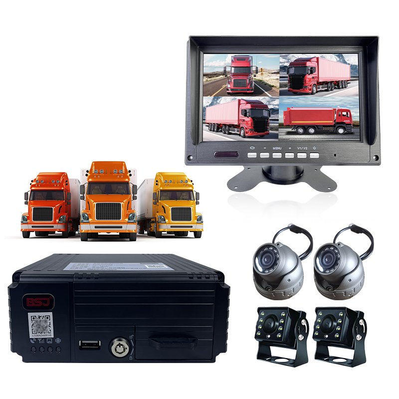 Muck car video surveillance system 4/8 road vehicle video recorder tank car dangerous goods car