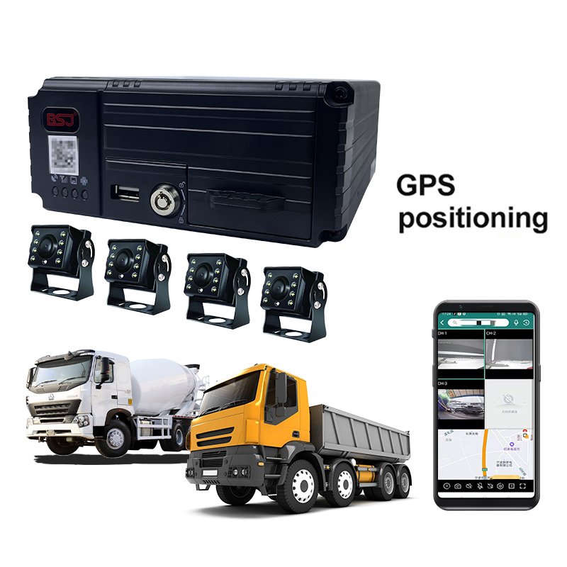 Muck car video surveillance system 4/8 road vehicle video recorder tank car dangerous goods car
