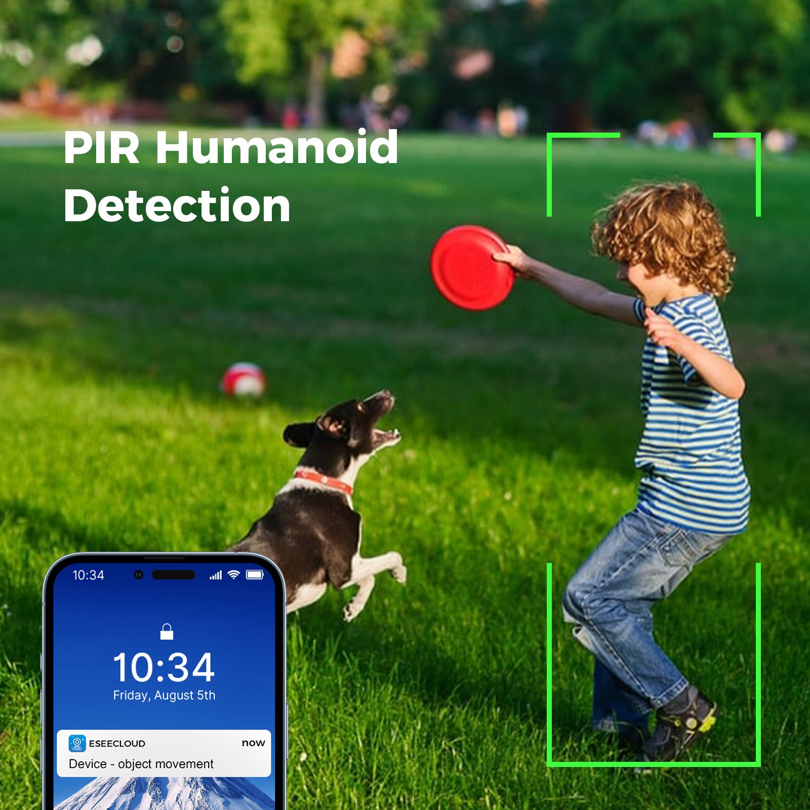 Hiseeu 24/7 recording 4MP outdoor color night vision wireless WiFi security CCTV camera video surveillance system Ptz solar