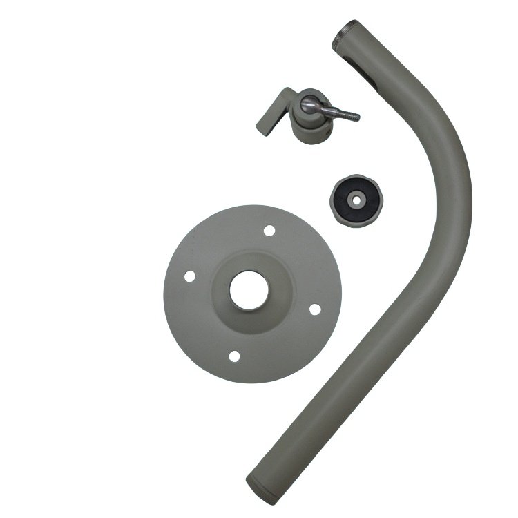 Metal Ceiling Mount U-shaped Telescopic CCTV Security Camera Bracket for High Building