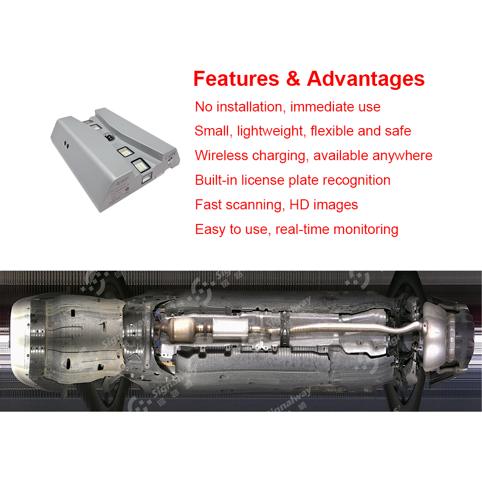 Wireless uvss vehicle for government security check Car Bomb Detector