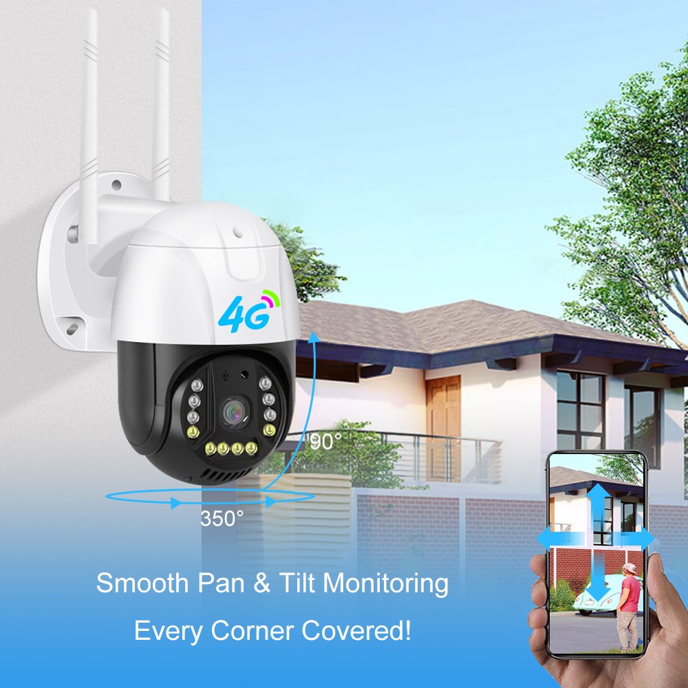 1080P 3MP 4MP Yiiot V380 Yoosee iCSee Tuya Night Vision 5G 360 Degree IP E27 Wireless Home Security CCTV Wifi Bulb PTZ Camera