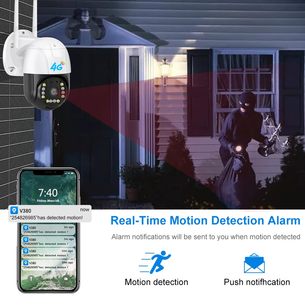 1080P 3MP 4MP Yiiot V380 Yoosee iCSee Tuya Night Vision 5G 360 Degree IP E27 Wireless Home Security CCTV Wifi Bulb PTZ Camera