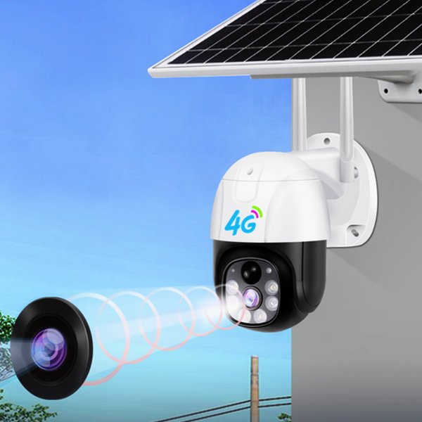 Outdoor Solar Camera Wireless Home 3Mp Panel Powered Cctv Ip Security Camera System Surveillance Solar Wifi Camera 4G