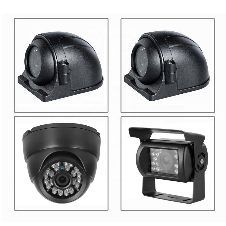 4CH AHD DVR Kit Supports Bus Truck Dome Camera SD Card MDVR Car CCTV Video Surveillance System