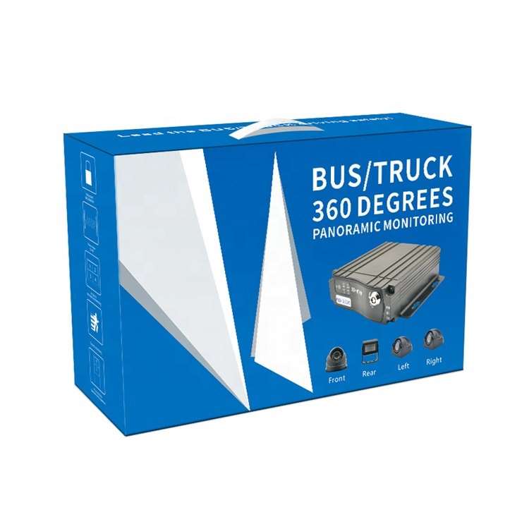 4CH AHD DVR Kit Supports Bus Truck Dome Camera SD Card MDVR Car CCTV Video Surveillance System