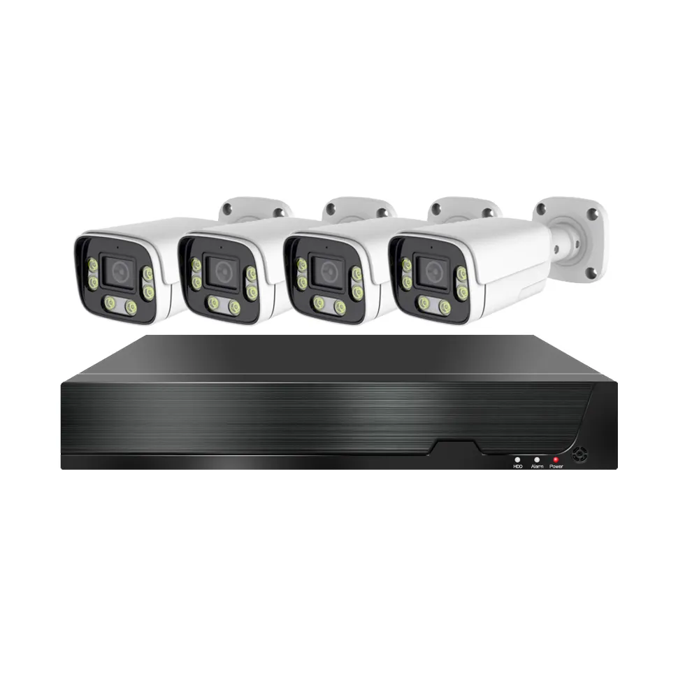 XMEYE 4ch 8ch 16ch IP POE Camera CCTV KIT 4K 8MP Full Color Night Vision Two Way Audio POE Cameras Security System
