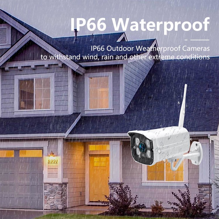 CCTV Wifi Camera Home Security HD 1080P 4CH Wireless Security Camera System H.265+ Tuya Smart Life App Plug and play