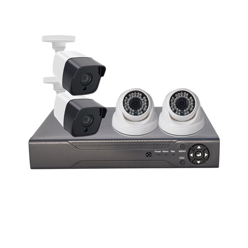 4 channel cctv dvr 2mp ahd camera video surveillance system with 4 PCS outdoor security cameras waterproof