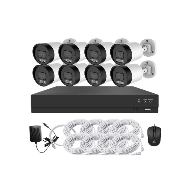 5MP 4CH 8CH Home Cctv Security System IP Surveillance Cameras Support 8 Channel Poe NVR Cctv Camera System