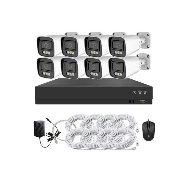 5MP 4CH 8CH Home Cctv Security System IP Surveillance Cameras Support 8 Channel Poe NVR Cctv Camera System