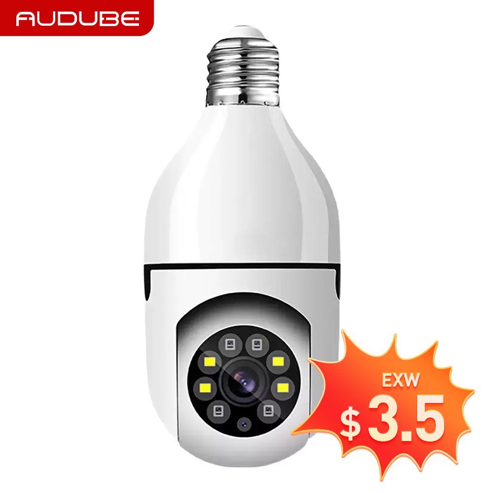 2MP Bulb IP WiFi Camera Indoor Video Surveillance Security protection baby Monitor Full Color Night Vision V380 ptz camera