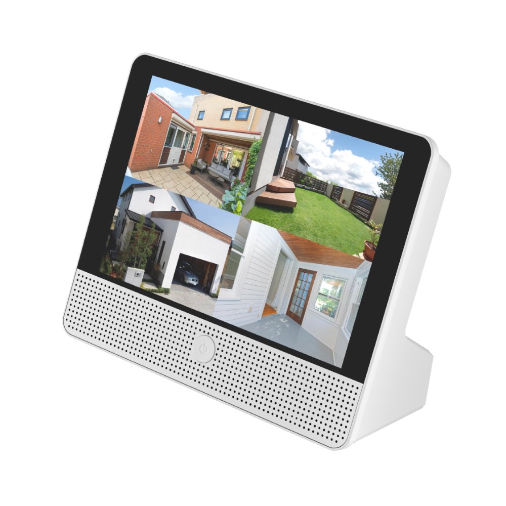 2 in 1 8CH PoE NVR 4K with 10.5-inch LCD Display Screen Monitor to View Video Remote Guard Viewer App for CCTV Security Cameras