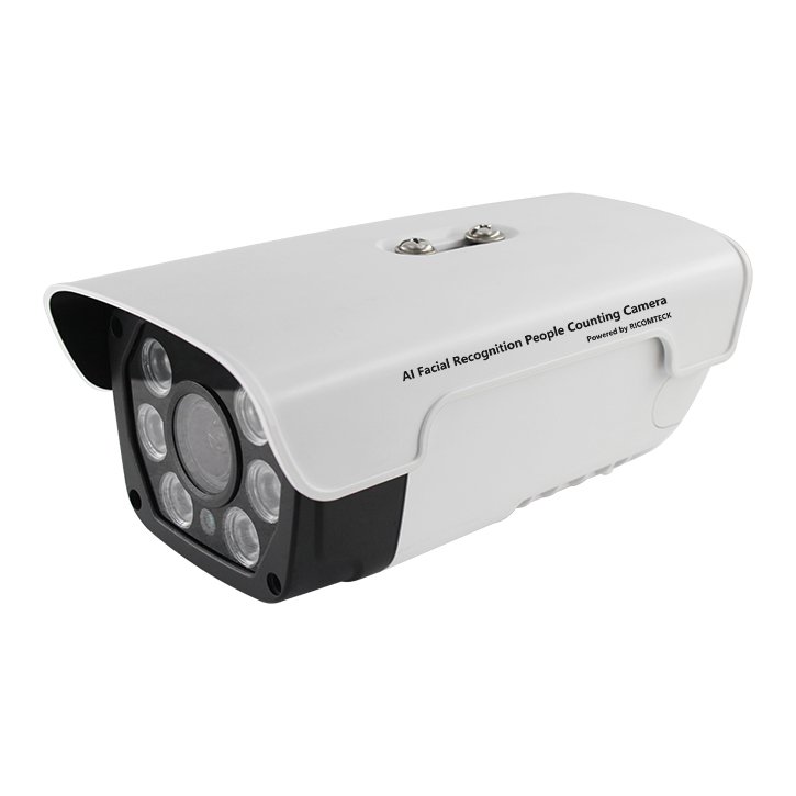 Facial Face Recognition CCTV Camera 2MP Access Control IP Passenger Flow Crowd Visitor Counter People Counting Camera System