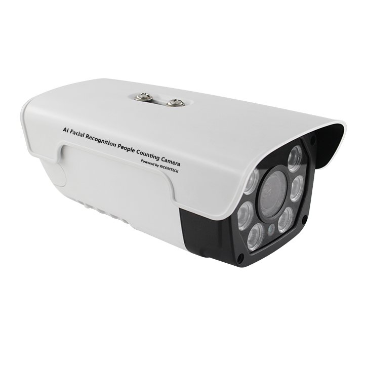 Facial Face Recognition CCTV Camera 2MP Access Control IP Passenger Flow Crowd Visitor Counter People Counting Camera System