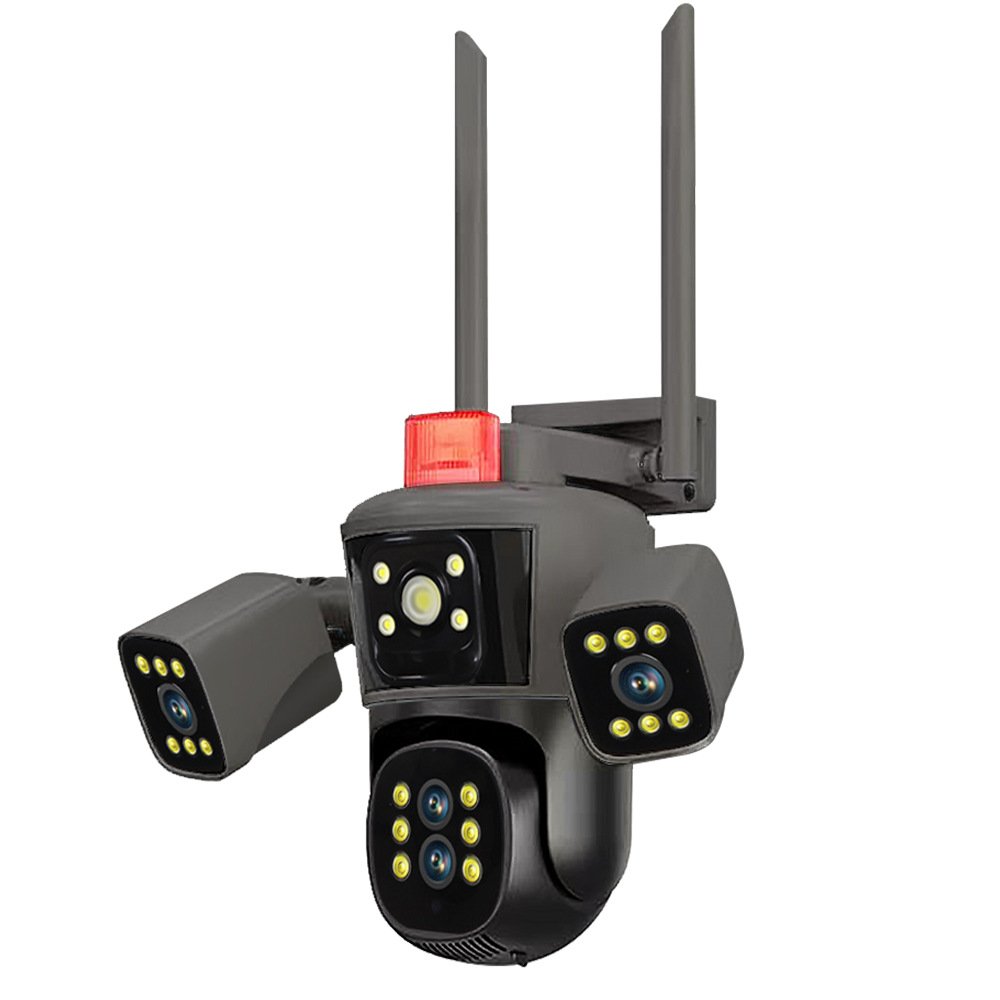 10X Zoom Five Lens Bullet IP66 Waterproof Security Camera RJ45 Network AI Humanoid Tracking Night Vision PTZ IP WIFI Camera