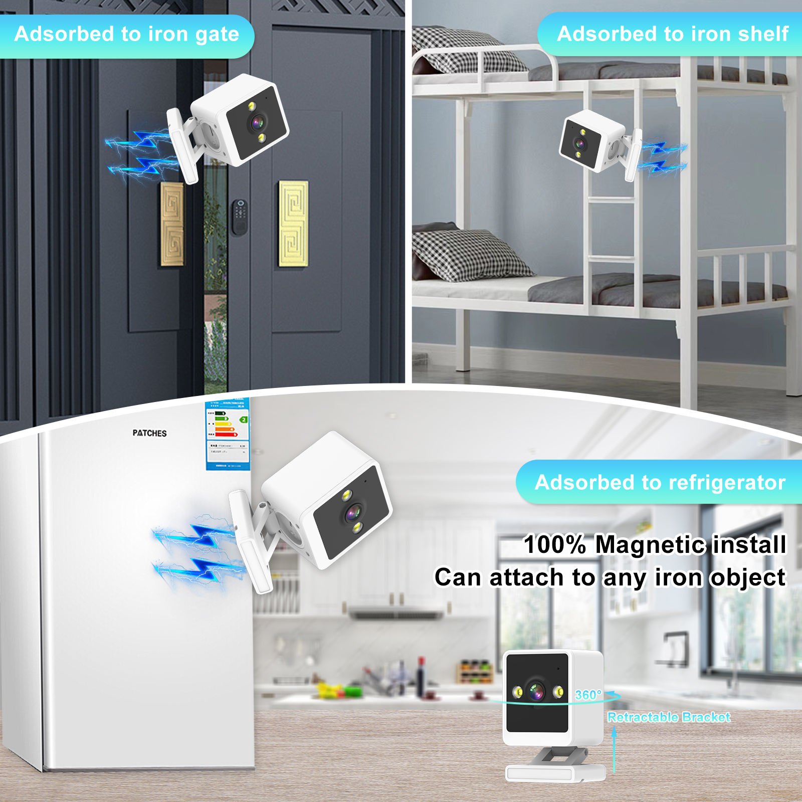 Factory Lowest Sale 1080P Mini Home Camera Smart Home indoor Wifi Camera H3 icsee APP