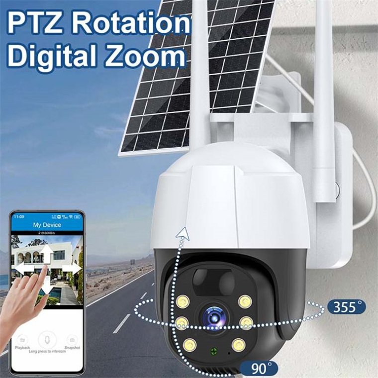 Rscamtom 3MP Outdoor Camera for Campus Surveillance Audio Motion Detection Security Camera for Environmental Monitoring