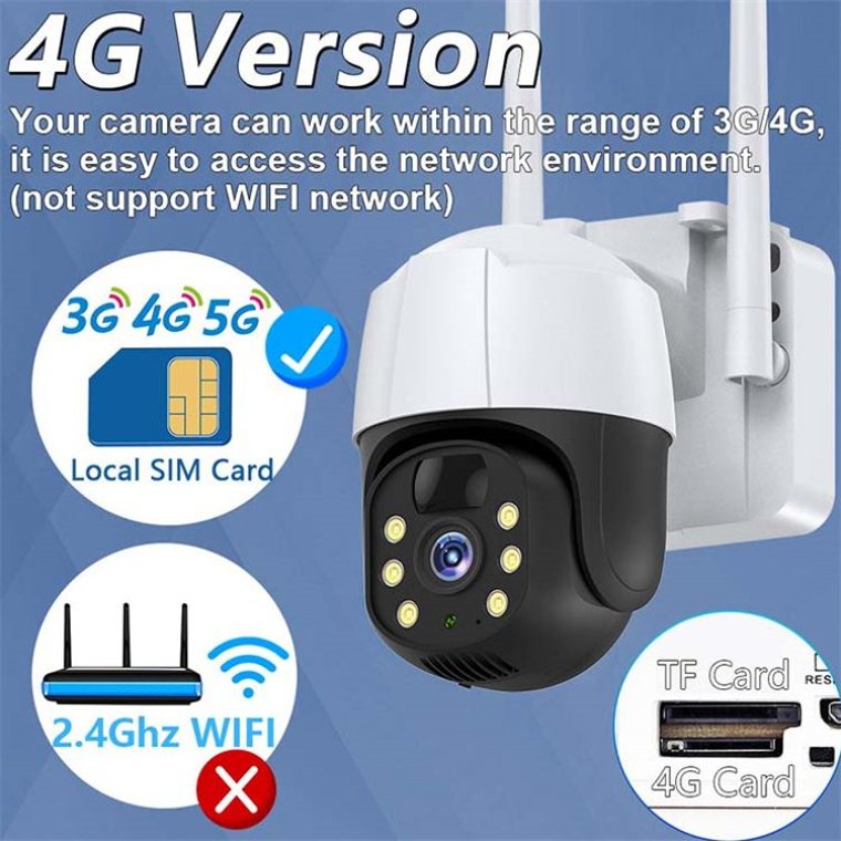 Rscamtom 3MP Outdoor Camera for Campus Surveillance Audio Motion Detection Security Camera for Environmental Monitoring